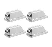 TOYANDONA Ganchos de Metal para Batería 4 Piezas Orejetas Extremo Accesorios para Instrumentos de Percusión Repuestos Batería Compatibles con Tambores y Caja para Música Jazz y Marcha