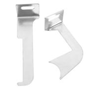 TOYANDONA Ganchos para Radiador de Acero Diseño Liso y Soportes Superiores E Inferiores Extendidos para Colgar Toallas y Ropa en Sistemas de Calefacción Doméstica Color Plata