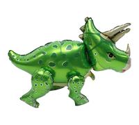 TOYANDONA Globo Diseño Decorativo E Adecuado para Fotos de Aluminio Verde Inflable Forma de Dinosaurio para Decoración de Fiesta de Cumpleaños