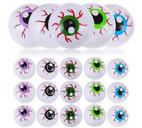 TOYANDONA Globo Ocular Que Rebota De Halloween 20 Piezas Bolas De Ojos Falsos Globos Oculares De Plástico Accesorios De Terror De Halloween