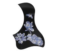 TOYANDONA Golpeador De Guitarra Estampado De Flor Autoadhesivo Para Guitarra Acústica Placa De Protección Antirayaduras Repuesto De Instrumento Obsequio Para Guitarristas