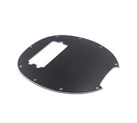 TOYANDONA Golpeador Humbucker De Pvc Para Bajo De 4 Cuerdas, Placa Protectora De 4 Capas 9 Orificios, Resistente a Rayaduras y Compatible Con Estilo Mm Para Músicos