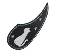 TOYANDONA Golpeador para Guitarra Acústica y Clásica Diseño de Pata de Gato Protector Resistente Rayones para Instrumentos Folk y Españoles