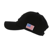 TOYANDONA Gorra de Béisbol Negra Ajustable Bordado Bandera Estadounidense Día Independencia, Algodón Cómodo y Protección UV para Hombres y Mujeres