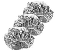 TOYANDONA Gorro de Aluminio Elástico para Mascarilla Capilar 3 Unidades Tamaño 28 CM para Uso Profesional y Doméstico