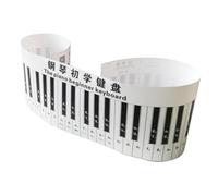 TOYANDONA Guía De Práctica Para Principiantes Piano Calcomanías Para Teclado Electrónico Ayuda Visual Para Aprendizaje De Notas y Escalas Para Estudiantes y Amantes Música