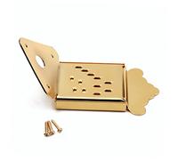 TOYANDONA Guitarra Electrica Goldendoodle Fabricante De Guitarras Cordal Chapado En Triángulo Cordal De Guitarra Con Tornillos y Tapa Repuesto De Mandolina Patrón Puente