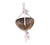 TOYANDONA Hamaca de Juguete para Aves con de Juguete Natural para Periquitos Divertido para Mascotas