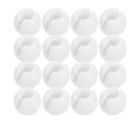 TOYANDONA Hebilla Tope de Cadena para Persianas Enrollables 8x4 Mm Cuentas de Bloqueo Plástico Transparente Soporte para Cortinas Verticales 24 Piezas Accesorios Domésticos