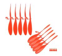 TOYANDONA Hélice de Plástico para Aeromodelismo 145 CM Naranja Repuesto para Avión y Helicóptero Kit de 10 Unidades para Proyectos Científicos y Bricolaje Estudiantil