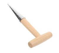 TOYANDONA Herramienta de Jardín Dibber Manual con Mango de Madera Puncher para Plantación y Trasplante Durable y Ergonómico para Suculentas y Semillas