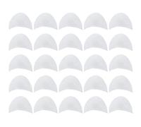 TOYANDONA Hombreras de Algodón para Traje de Mujer Almohadillas Pequeñas 12X19 CM 25 Pares para Flexiones de Hombros Soporte Cómodo para Ropa Formal y Trabajo Paquete de 50 Unidades