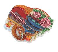 TOYANDONA Imán de Nevera Diseño Tridimensional de Ciudad Beijing Recuerdo de Viaje Turístico Decoración Magnética para Superficies Metálicas Souvenir Práctico y Duradero