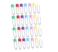 TOYANDONA Imperdibles para Bebés Seguros de Acero Pequeñas, 100 Unidades, Cabezales Plásticos Bloqueo, Coloridos, para Pañales y Lactancia, Uso Infantil Diario, Accesorio Esencial Ñiño