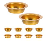 TOYANDONA Inserto de Quemador de Incienso de Hierro 4,7 Cm 20 Piezas, Accesorio Metálico para Porta Incienso Árabe, Soporte para Conos y Varillas, Adecuado Decoración Ramadán y Eid Mubarak,