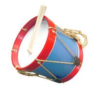 TOYANDONA Instrumento de Percusión Infantil con Baquetas, Tambo Pequeño de Material Sintético Resistente para Ejercitar Coordinación y Estimular el Desarrollo Musical en Niños