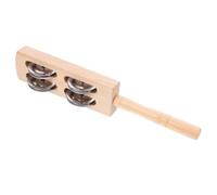 TOYANDONA Instrumento Musical De Percusión Para Juguete De Madera Campanillas De Mano Para Educación Temprana y Desarrollo Artístico