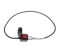TOYANDONA Interruptor de Velocidad Ajustable Control de 3 Niveles Botón de 22mm para Motocicleta Negra para Motos Modificadas y Todoterreno para Manillar
