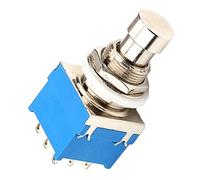 TOYANDONA Interruptor Pedal Guitarra Pines Metal Duradero con Pulsador para Pedal Efecto Footswitch Conmutador Compatible Guitarra