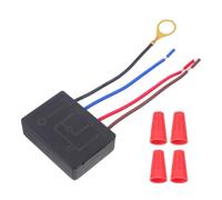 TOYANDONA Interruptor Táctil de Dimmer para Lámparas Regulables LED E Incandescentes con Tapas de Cableado, Sensor Frío al Tacto para Uso en Hogar y Oficina