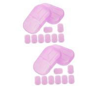 TOYANDONA Jabón De Viaje Portátiles Caja De Jabón Para Lavado De Manos Y Cuerpo Para Camping Y Actividades Color 15 Cajas*2