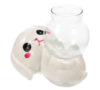 TOYANDONA Jarrón de Conejo Cerámico Decoración de Oficina Pequeño de Jarrón Moderno para Plantas Decoración de