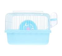 TOYANDONA Jaula Portátil para Hámster y Chinchilla, Casa para Mascotas Pequeñas Azul, Diseño Seguro y Cómodo, Adecuado para Viajar y Salir