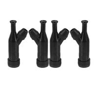 TOYANDONA Juego 4 Fundas Bujías Alto Voltaje para Generador Gasolina 3kw 5kw, Tapa Resistente Alta Temperatura y Anticorrosión, Compatible Motores 168f 170f 188f, Accesorio para Herramienta