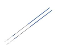 TOYANDONA Juego de 2 Palillos para Limpiar los Oídos de Acero Inoxidable con Mango Antideslizante y Cabezal Hueco, Herramienta Manual Reutilizable para Eliminación Segura de Cerumen