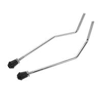 TOYANDONA Juego de 2 Patas de Bombo para Batería en Aleación de Aluminio, Soporte Estable y Compacto para Tambores de Piso y Caja en Presentaciones y Giras, Color Plata