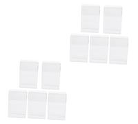 TOYANDONA Juego de 2 Vitrinas para Exhibir Figuras Contenedores de Almacenamiento para Modelos Resistentes Y Apilables 5 Unidades