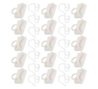 TOYANDONA Juego De 25 Ganchos para Cortinas con Clip Deslizadores y Corredores de Plástico para Riel de Techo Soporte para Cortinas Pesadas y Divisores de Ambiente Instalación Rápida y Fácil