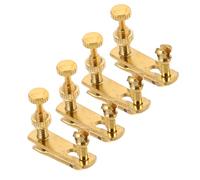 TOYANDONA Juego De 4 Afinadores De Violín Para Violines 1/2 y 1/4, Clavijas De Afinación Metálicas Doradas De Alta Precisión, Ajustadores Suaves y Fiables Para Músico Principiante