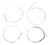 TOYANDONA Juego de 4 Cuerdas para Violín 1/2, Accesorio para Reparación de Violines, Cuerdas de Instrumentos Musicales, Afinación Precisa, Duraderas y Fáciles de Instalar, Uso