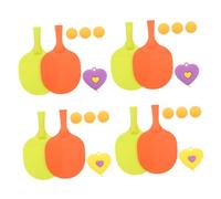 TOYANDONA Juego De 4 Hanging Table Tennis Trainer For Indoor Reaction Training Game Hand Eye Coordination Device For Vision and Sensory Integration Easy To Assemble Family Activity