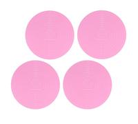 TOYANDONA Juego de 4 Tapetes de Silicona para Repostería 30 CM Redondos Reutilizables Resistentes al Calor y Antiadherentes con Escala para Amasar Masa Hornear Pasteles Pizza y Galletas