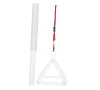 TOYANDONA Juego de Adorno en Forma de Pirámide de Cuarzo Blanco Varilla de Percusión para Sonora y Meditación Profunda en Casa