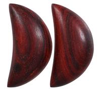 TOYANDONA Juego de Copas de Adivinación de Madera Roja 2.5 Pulgadas, Kit de Copa Gua Sagrada para Ceremonia Taoísta, Herramienta para Práctica de Tarot y Adivinación China Tradicional