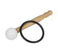 TOYANDONA Juego De Cuenco Tibetano Meditación Con Mazo De Madera y Varilla De Goma Para Cuencos Cantores, Accesorio Circular Para Relajación y Prácticas Espirituales, Adecuado Para Yoga y Templo