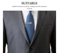 TOYANDONA Juego de Gemelos y Pinza para Corbata Diseño Animal Aleación Duradera Accesorios para Trajes de Hombre Set Elegante para Camisas de Negocios y Eventos Formales Obsequio