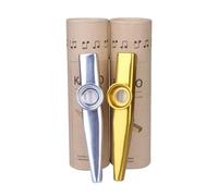 TOYANDONA Juego De Kazoos De Metal Profesionales Para Guitarra y Ukelele Instrumentos Musicales Compactos