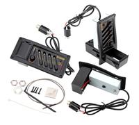 TOYANDONA Juego De Pastillas Para Guitarra Eq7545pro Negras Fácil Instalación Ajuste De Tono Excelente Sonido Para Diferentes Estilos Musicales