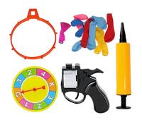 TOYANDONA - Juego de ruleta rusa para globos (placa giratoria, juguete interactivo de fiesta, para cumpleaños, familia, actividad empresarial, relleno, accesorio de color aleatorio
