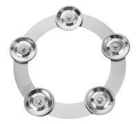 TOYANDONA Juego De Tambor Platillo Pandereta Campana De Mano Anillo De Tambor Platillos Panderetas Sonajeros Para Tambor Caja Pandereta Hi Hat Pandereta Accesorios Para Tambor