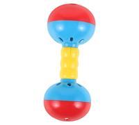 TOYANDONA Juguete De Doble Campana Sonajero De Portátil Para Mano Juguete De Plástico Para Estudiar Música Instrumentos Musicales Para Bebés Escenario De Aprendizaje