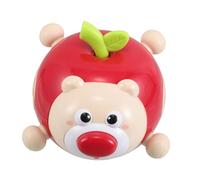 TOYANDONA Juguete de Equilibrio para Bebés Forma de Manzana Diseño Montessori para Estimulación Visual y Coordinación Mano Material Seguro para Morder para Desarrollo Cognitivo y Regalo