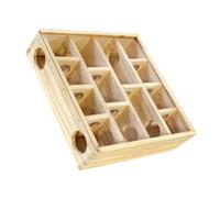 TOYANDONA Juguete De Laberinto De Madera para Chinchillas Interesante Laberinto De Juguete Hogar para Ratones Accesorio para Hámster