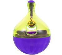 TOYANDONA Juguete Dispensador Interactivo para Gatos y Perros, de Material Abs Ligero y Forma de No Volcar, Promueve Alimentación Dinámica y Libera Comida Lentamente