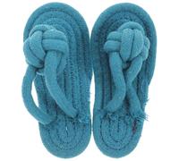 TOYANDONA Juguete Masticable para Fortalecer Dientes para Perros en Forma de Pantufla Color Aleatorio Cuerda de Algodón, 2 Piezas y Proteger la Salud Dental de Cachorros y Perros