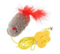 TOYANDONA Juguete para Gatos Forma De Ratón De Cuerda Juguete Colgante para Atrapar Ratones Divertido Forma De Ratón para Colgar La Puerta y Entretener